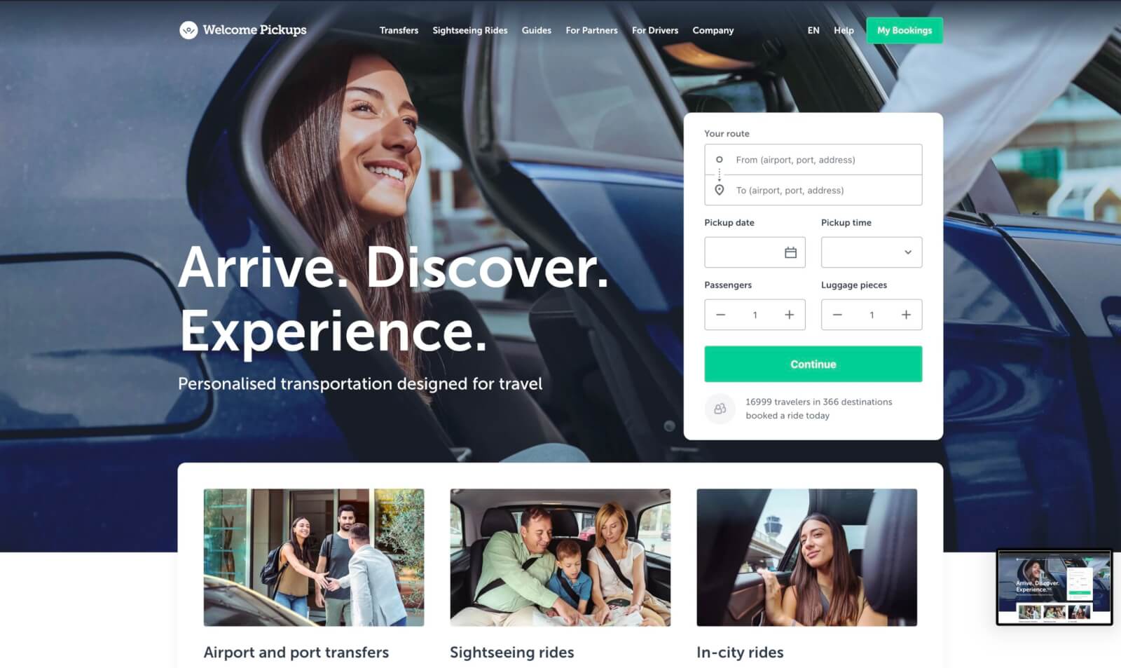 Welcome Pickups – airport transfers worldwide